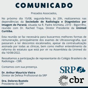 Reunião entre a SRP e a diretoria da Unimed Curitiba